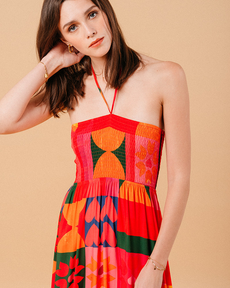 VESTIDO ROJO MYRTE ROJO