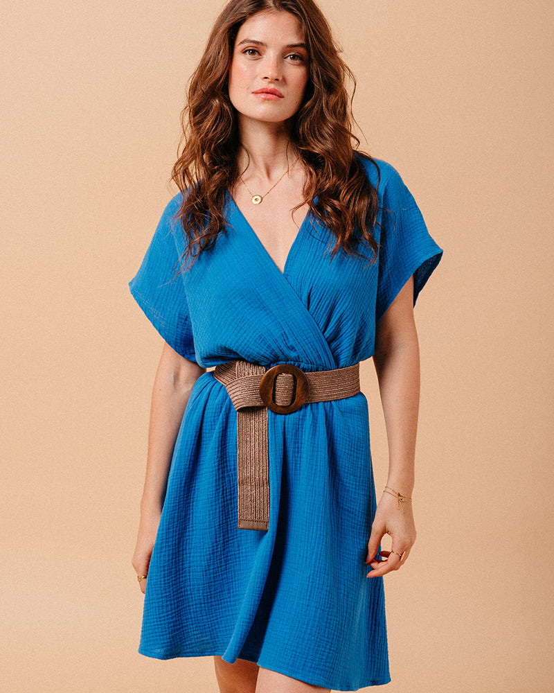 BLUEBERRY BLUE DRESS BLUE