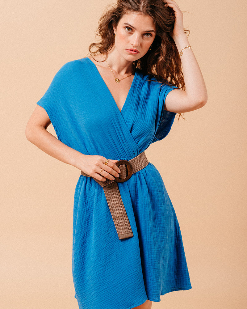 BLUEBERRY BLUE DRESS BLUE