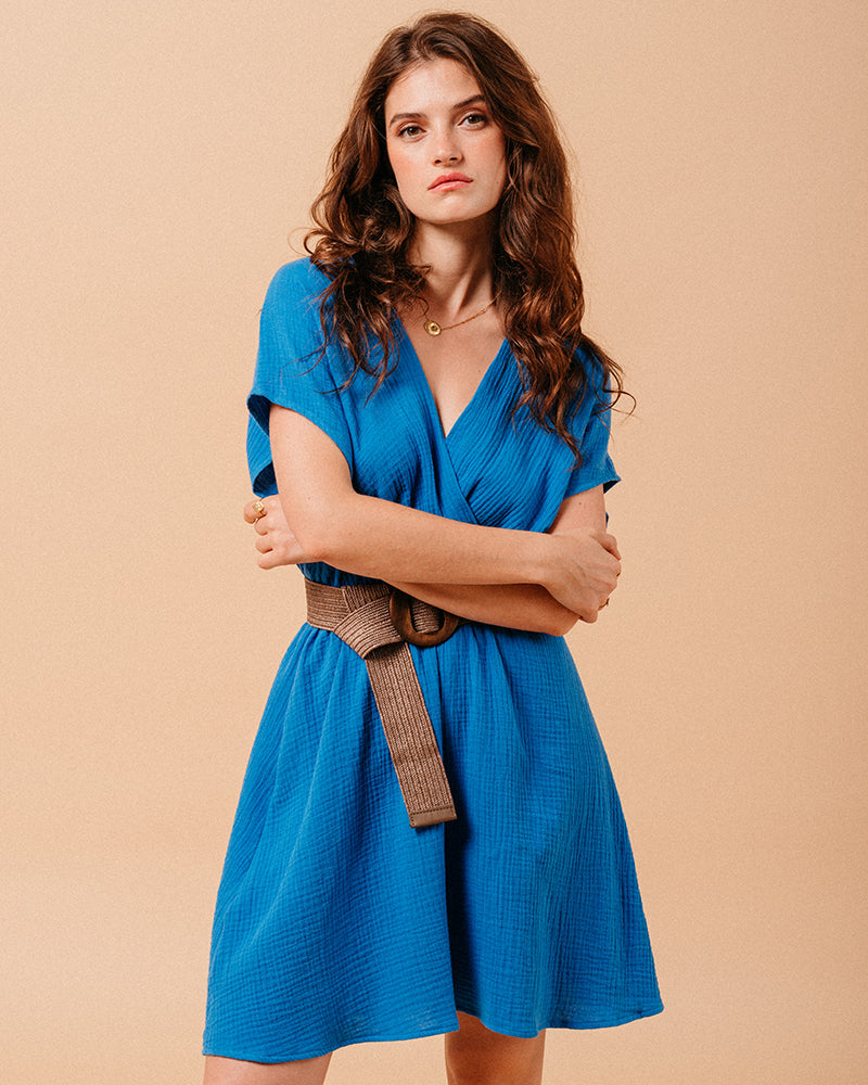 BLUEBERRY BLUE DRESS BLUE