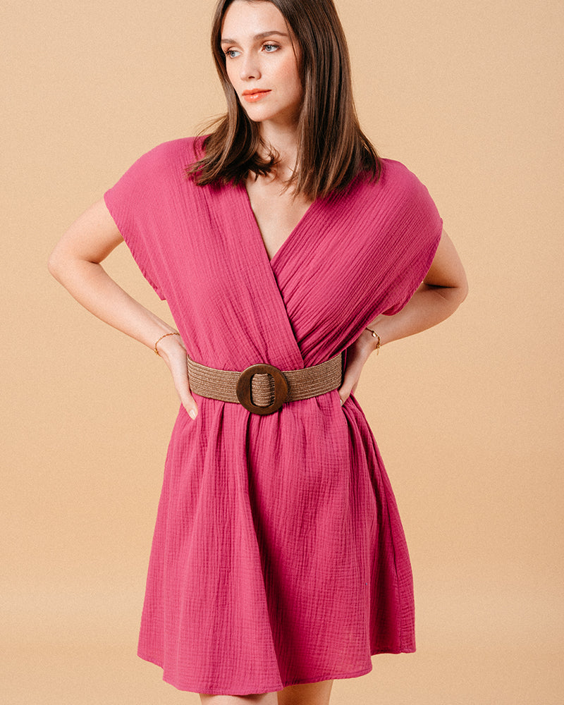 PEONY DRESS MYRTILLE PEONY
