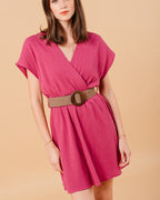 PEONY DRESS MYRTILLE PEONY