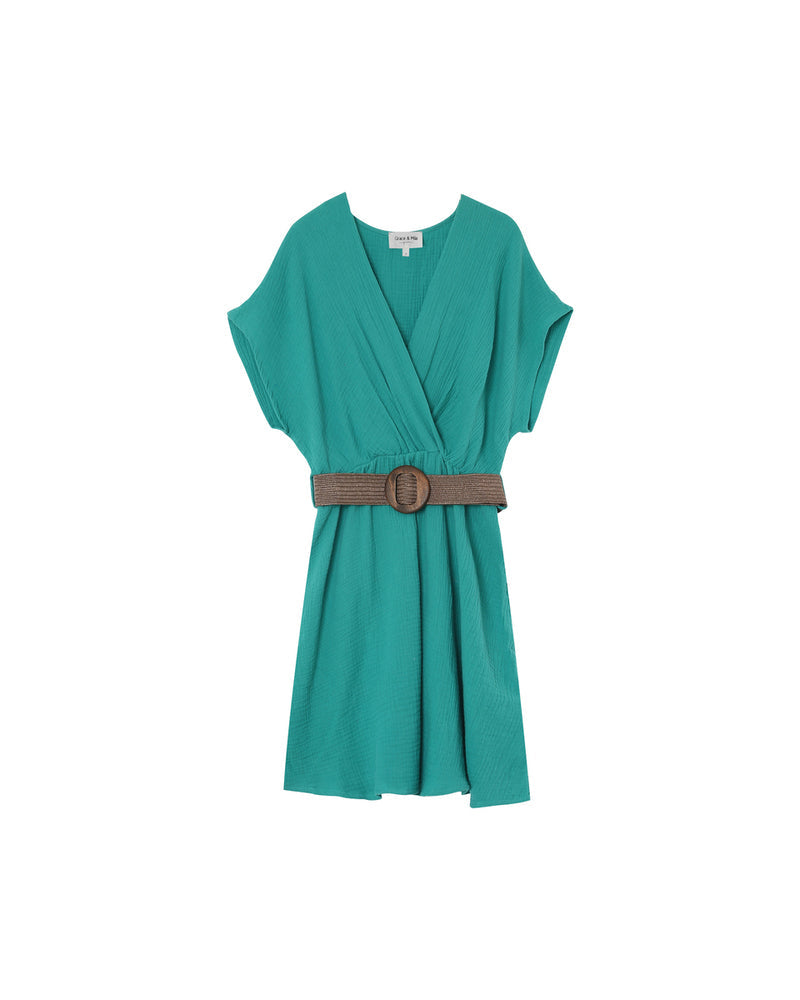 ROBE VERT MYRTILLE VERT
