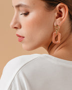 PENDIENTES MANOLI ROSA ROSA