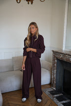 Veste Zippée Jamy - Prune
