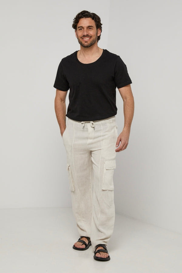 Pantalon - Beige - Homme