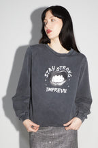 Le Sweatshirt Eddie "Stay Strong" Black