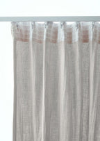 Gaïa - Rideau Galon Fronceur - Double Gaze De Coton Unie - Nuage