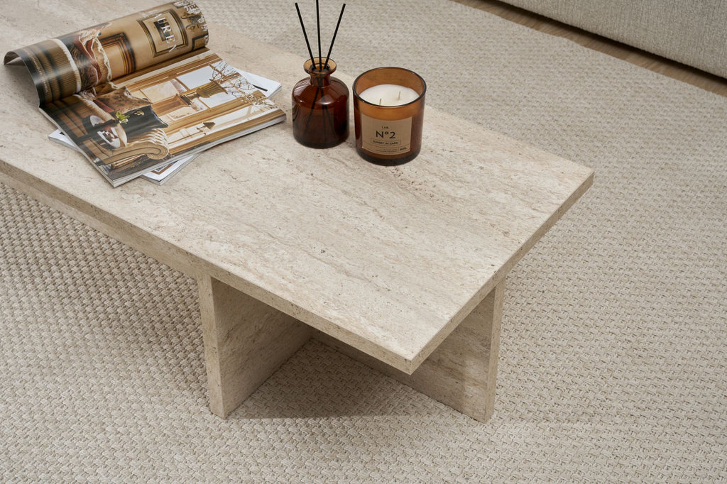Harbor - Coffee Table - Travertine