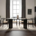 Sabella - Dining Table - Black Wood