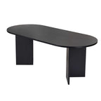 Sabella - Dining Table - Black Wood