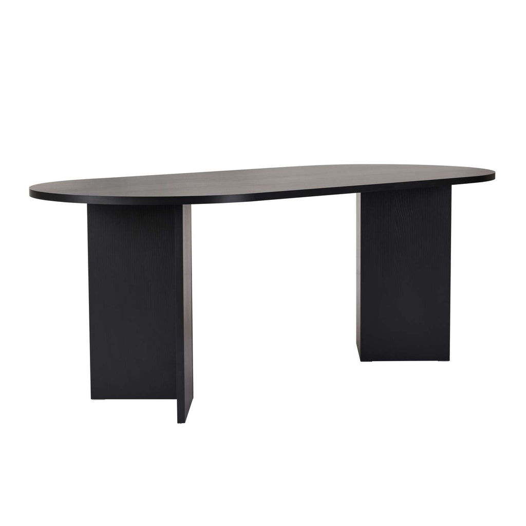 Sabella - Dining Table - Black Wood