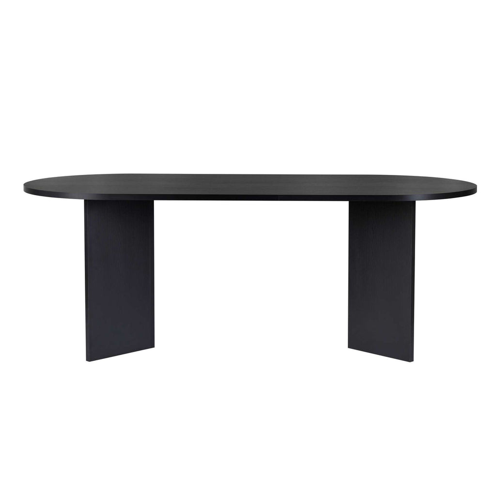 Sabella - Dining Table - Black Wood