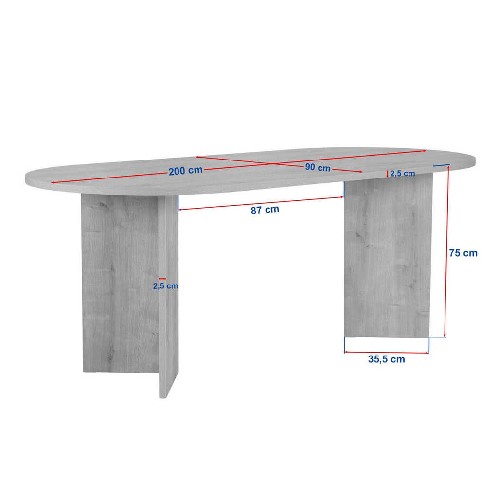 Sabella - Dining Table - Travertine