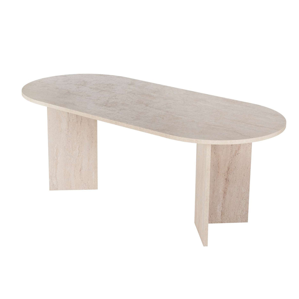 Sabella - Dining Table - Travertine