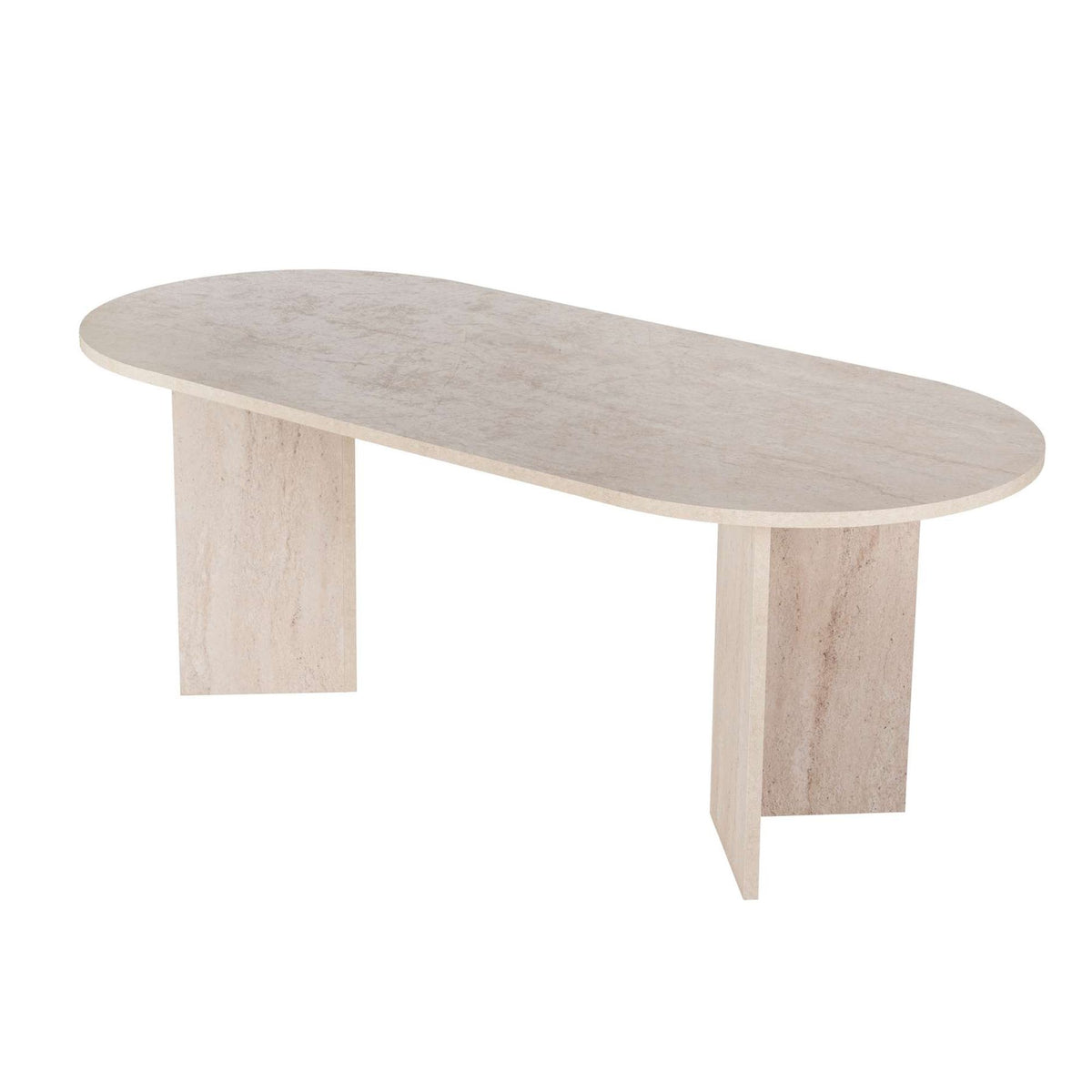 Sabella - Dining Table - Travertine