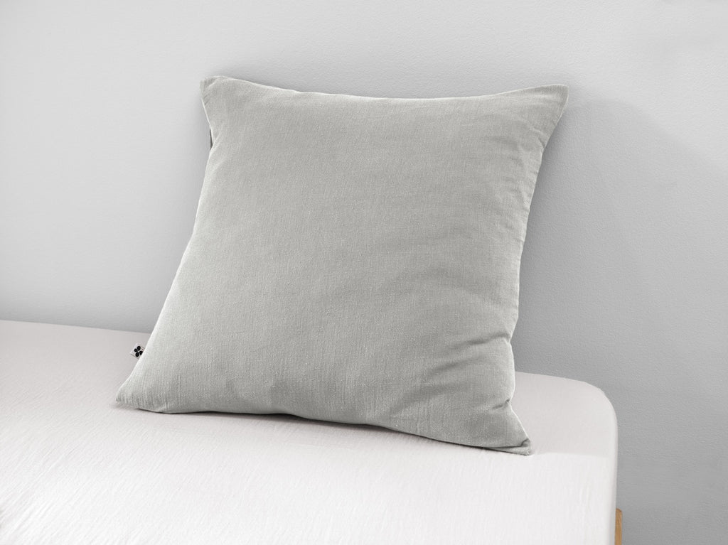 Gaïa - Pillowcase - Plain Double Cotton Gauze - Cloud
