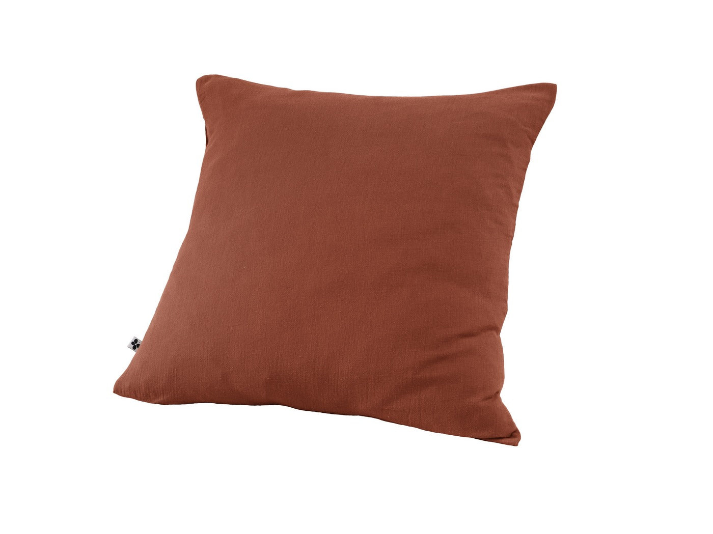 Gaïa - Pillowcase - Plain Double Cotton Gauze - Terracotta