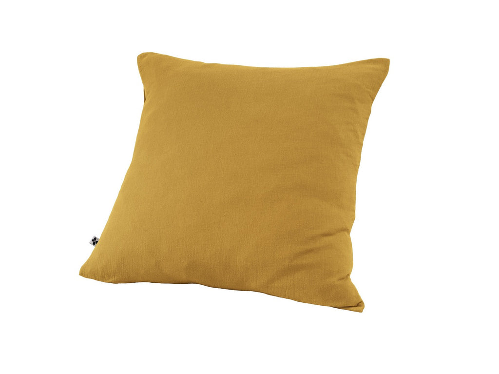 Gaïa - Pillowcase - Plain Double Cotton Gauze - Saffron