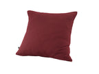 Gaïa - Funda de almohada - Gasa de algodón doble lisa - Rojo vino