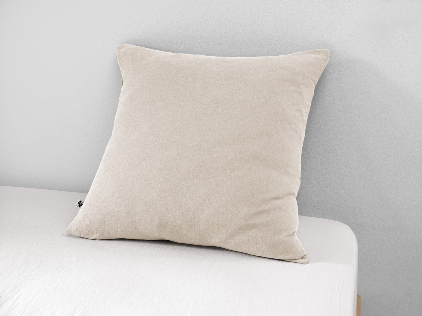 Gaïa - Taie D'Oreiller - Double Gaze De Coton Unie - Pampa