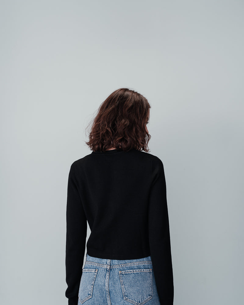 CARDIGAN NOIR NABEL NOIR