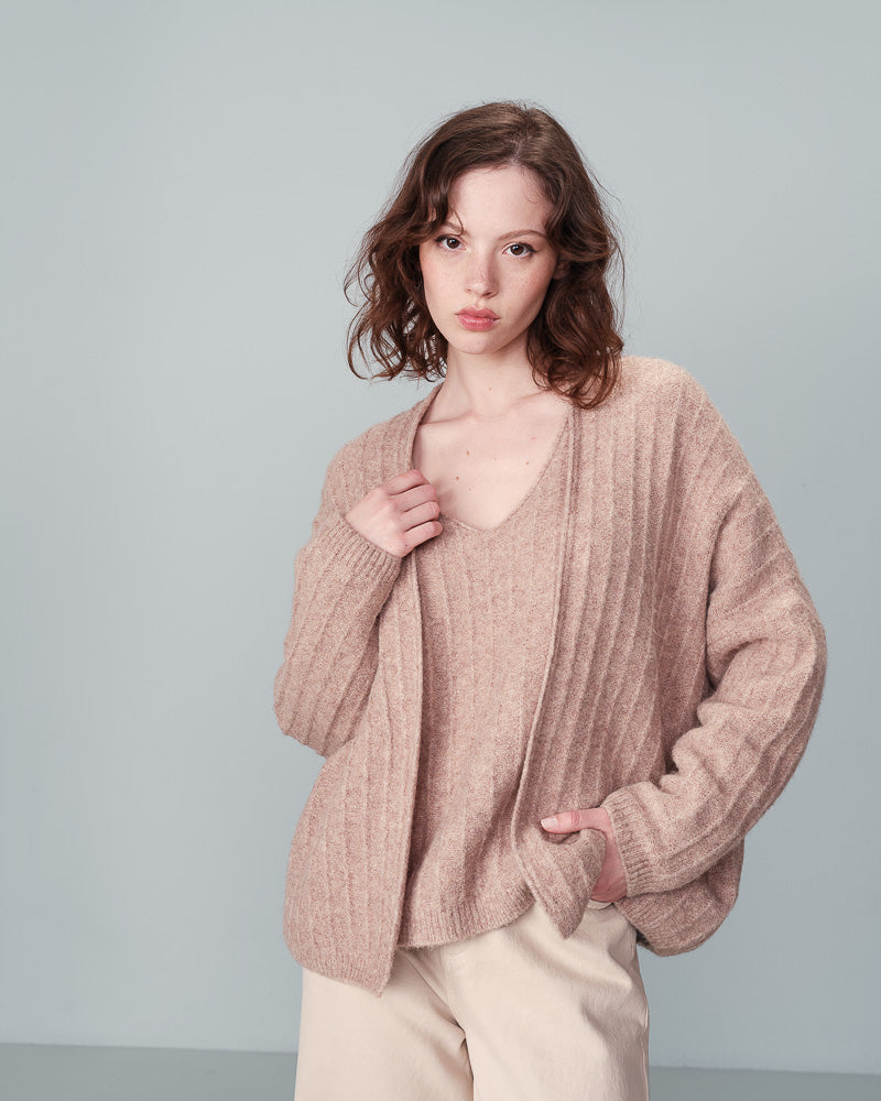 CARDIGAN TAUPE NANDO TAUPE