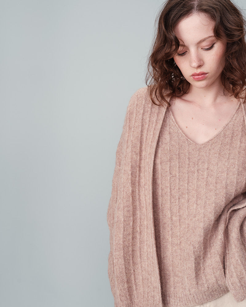 CARDIGAN TAUPE NANDO TAUPE