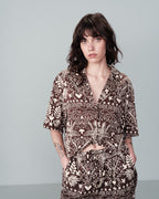 CHEMISE CHOCOLAT NELITA CHOCOLAT