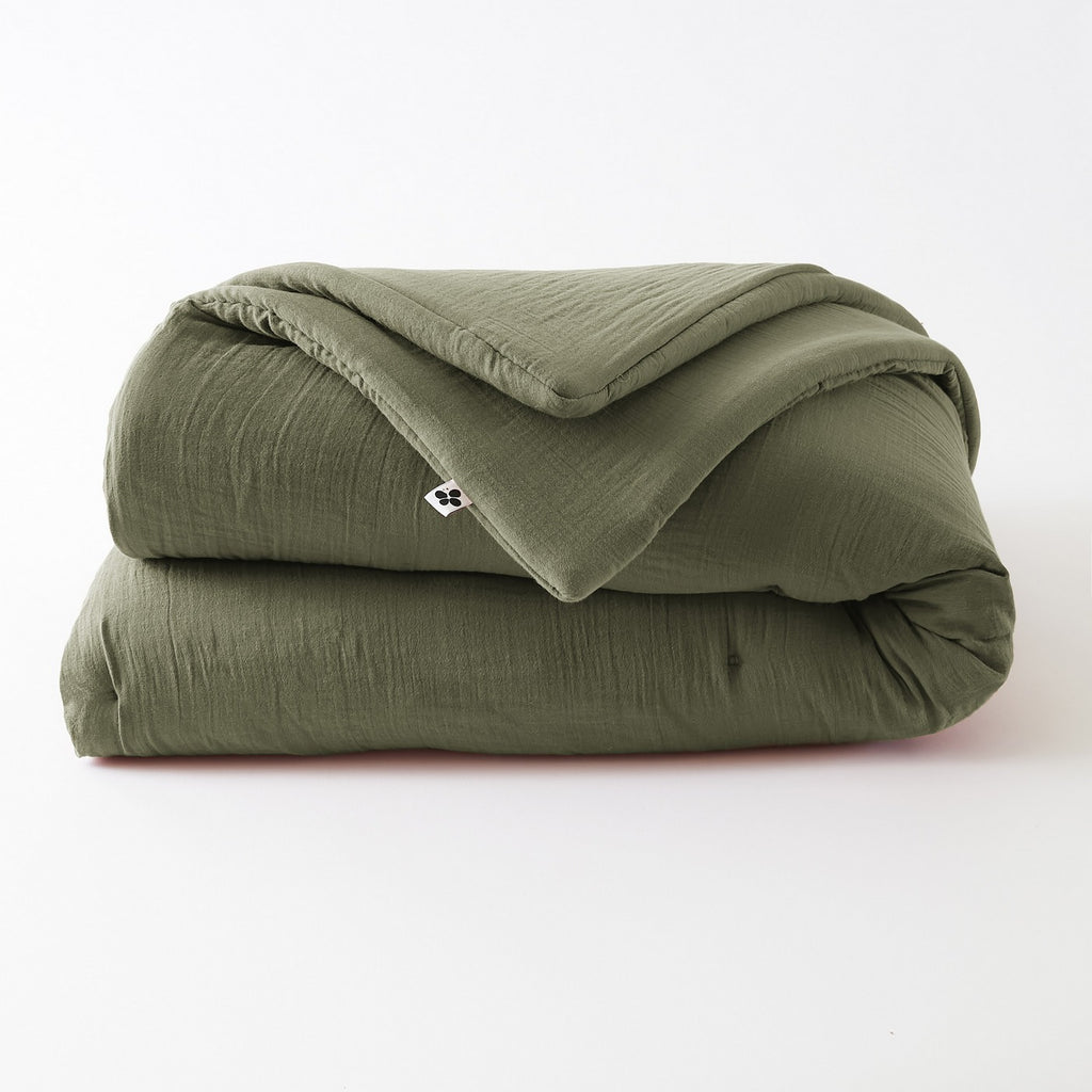 Duvet - Double Gauze Plain Cotton - Gaia - Rosemary