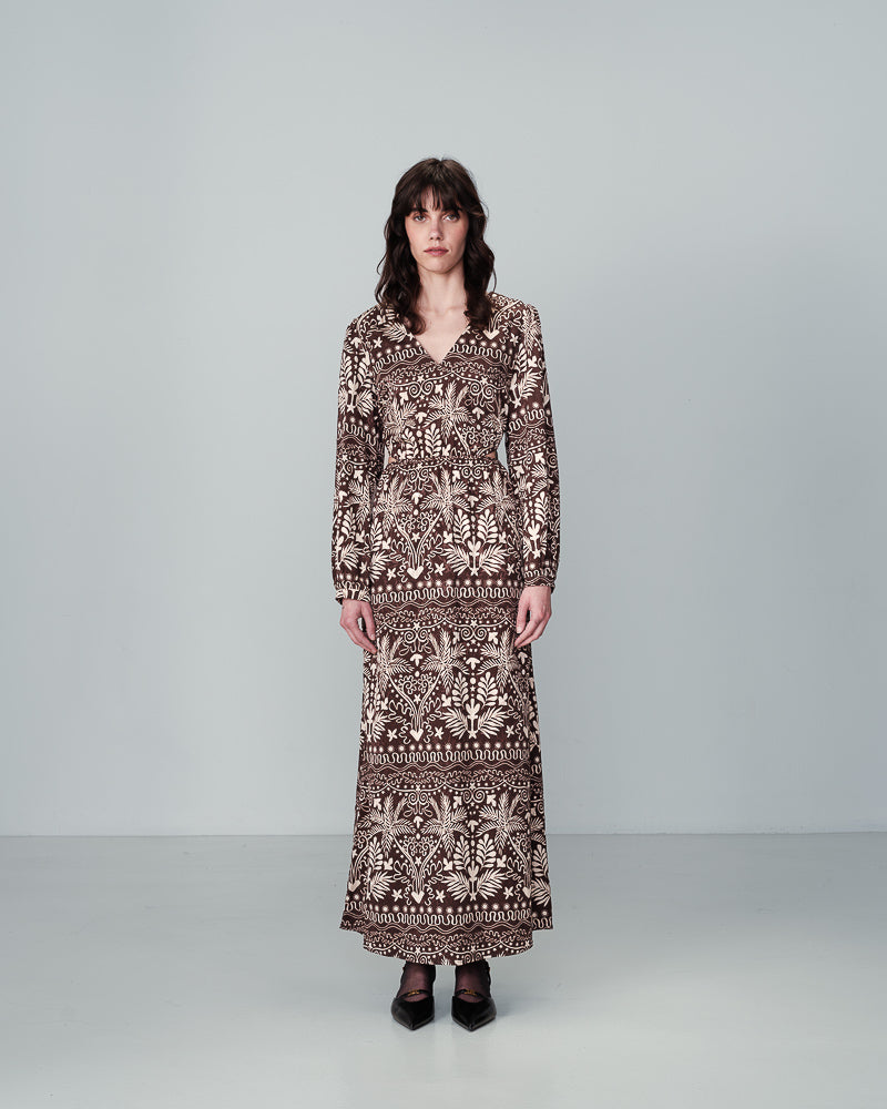 VESTIDO CHOCOLATE NEMESIS CHOCOLATE