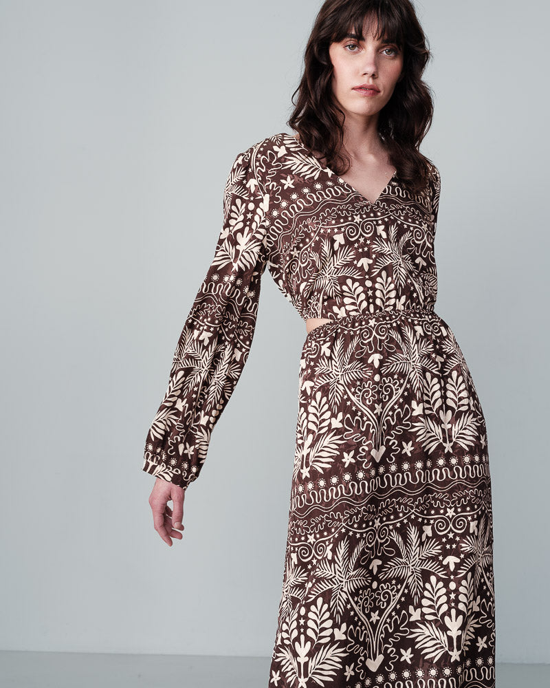 VESTIDO CHOCOLATE NEMESIS CHOCOLATE