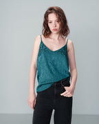 GREEN NISRINE TOP GREEN
