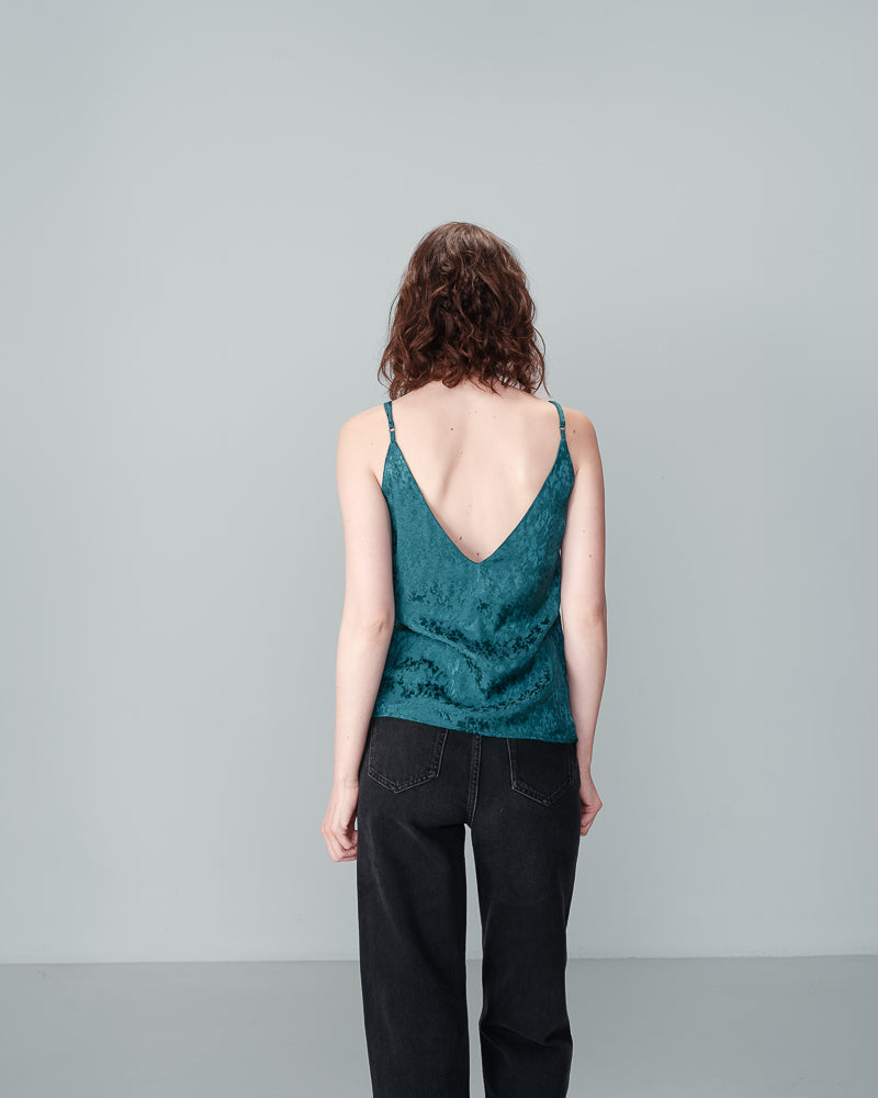 GREEN NISRINE TOP GREEN
