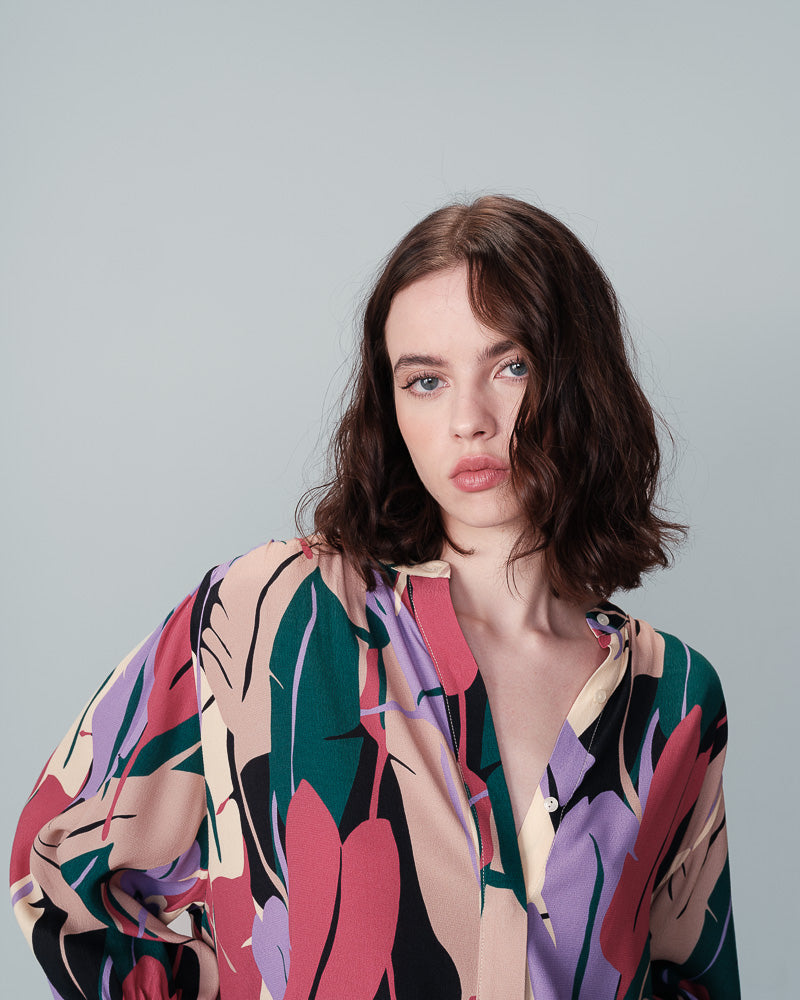 MULTICOLOURED BLOUSE NYMPHEA MULTICOLOURED
