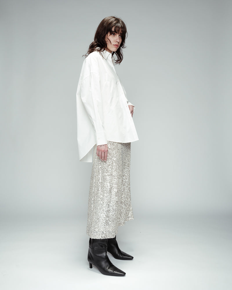 SILVER OBSESSION SKIRT SILVER