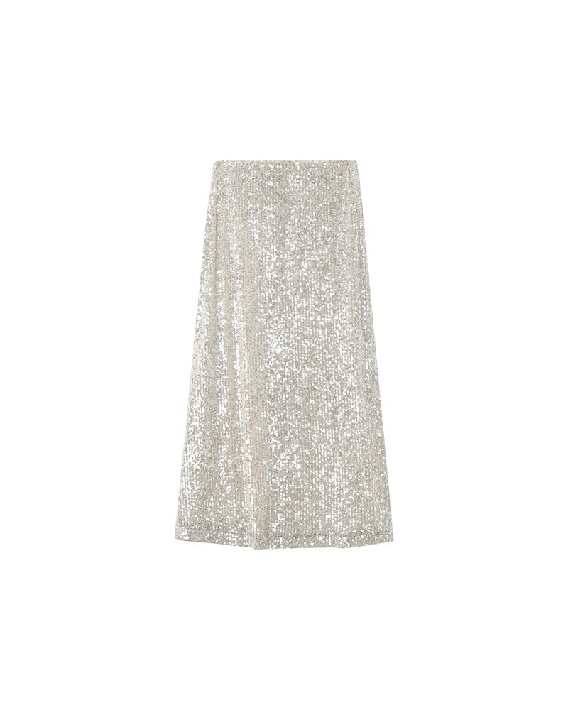 SILVER OBSESSION SKIRT SILVER