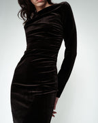 SHORT BLACK DRESS OCEANE BLACK