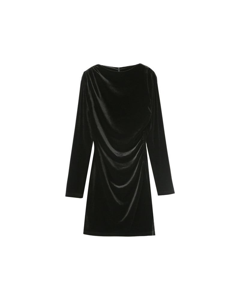 SHORT BLACK DRESS OCEANE BLACK