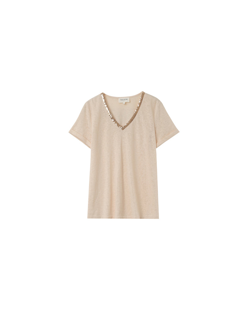 BEIGE T-SHIRT ODELIE BEIGE