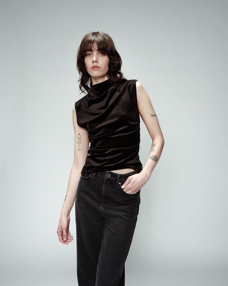 BLACK ODESSA TOP BLACK
