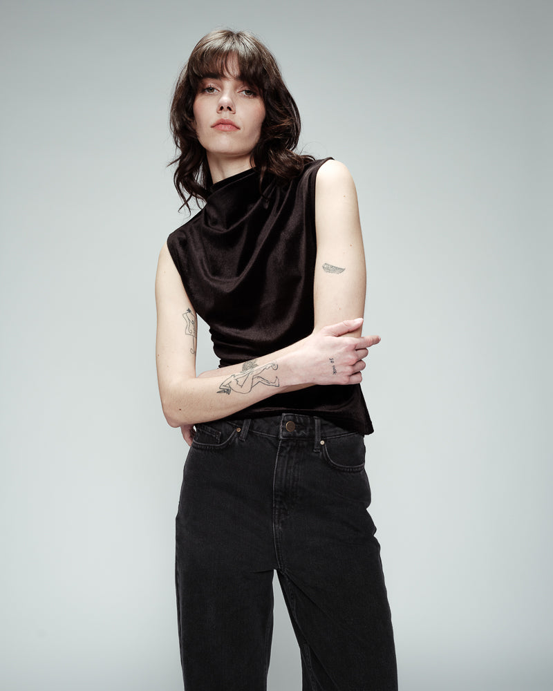 BLACK ODESSA TOP BLACK
