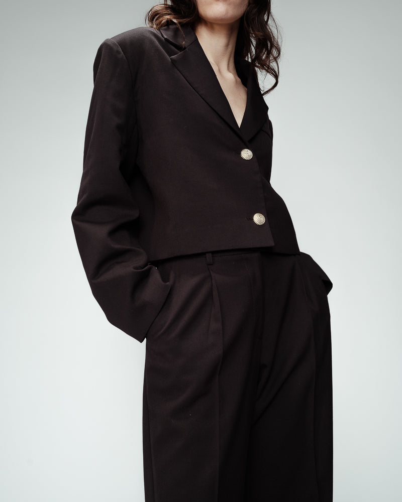 BLACK BLAZER OTTO BLACK