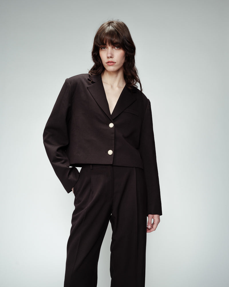 BLACK BLAZER OTTO BLACK