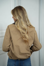 Chaqueta De Lona Adeline - Beige