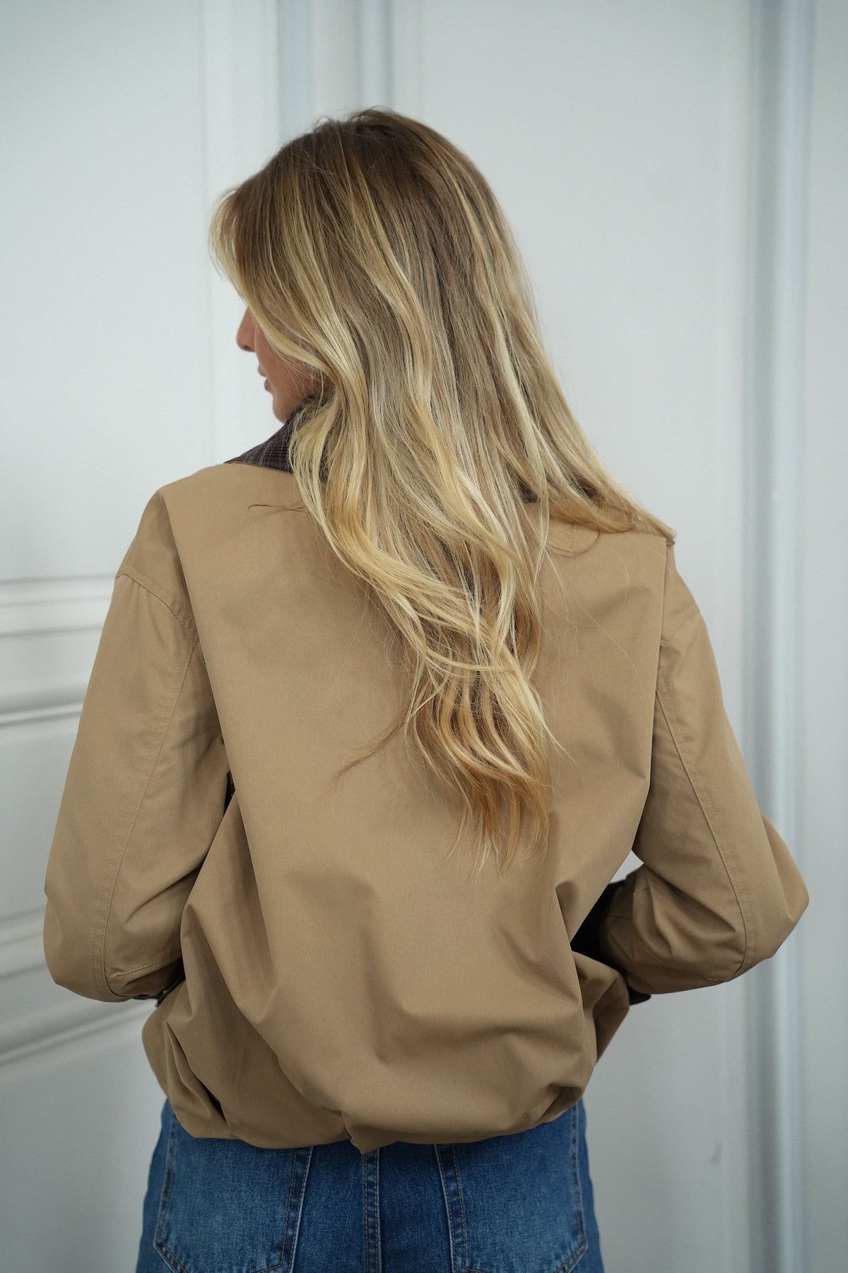 Chaqueta De Lona Adeline - Beige