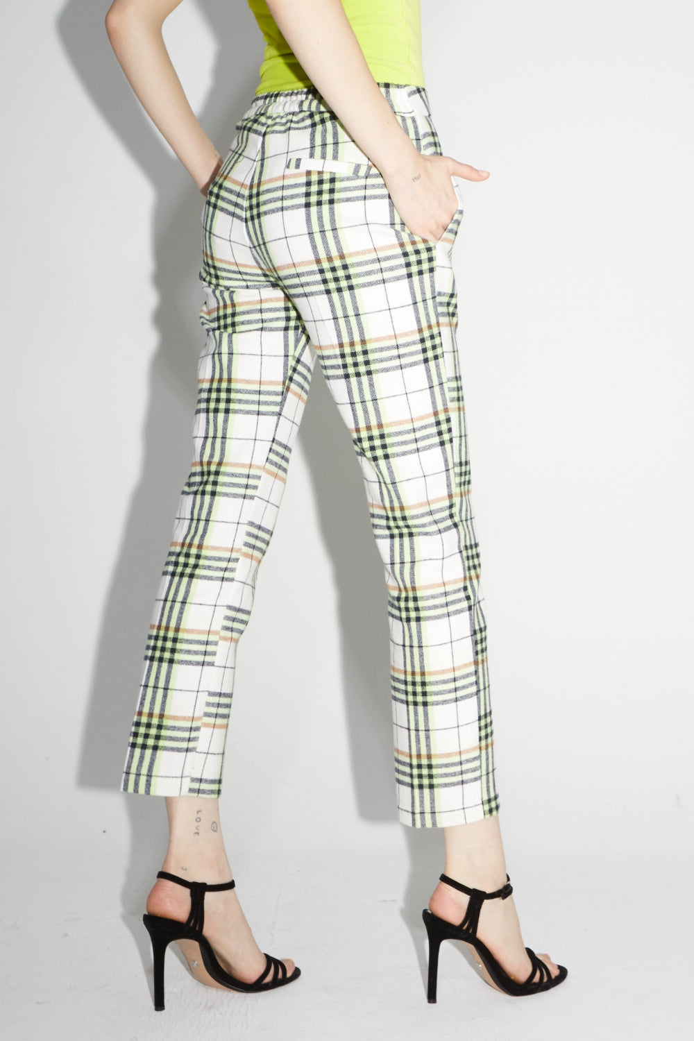 The Silvana Neon Tartan Pants