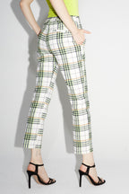 The Silvana Neon Tartan Pants