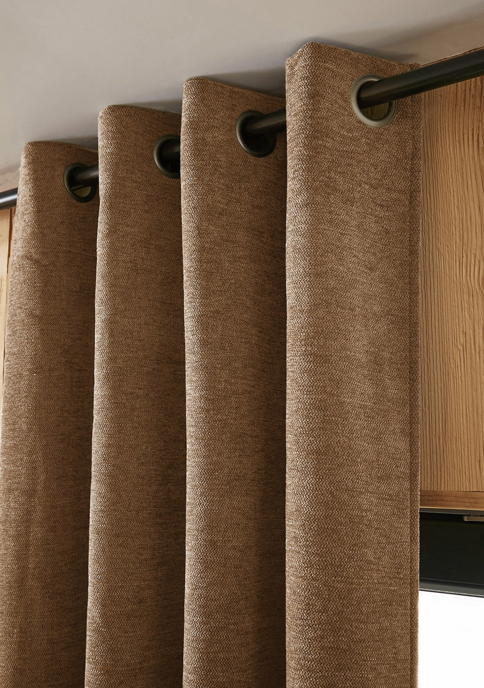 Blackout Curtain + Fleece - Polyester - Bjorn - Camel