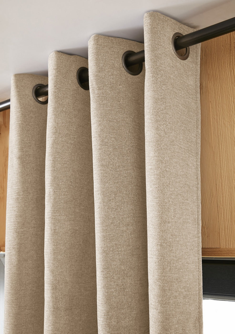 Blackout Curtain + Fleece - Polyester - Bjorn - Linen